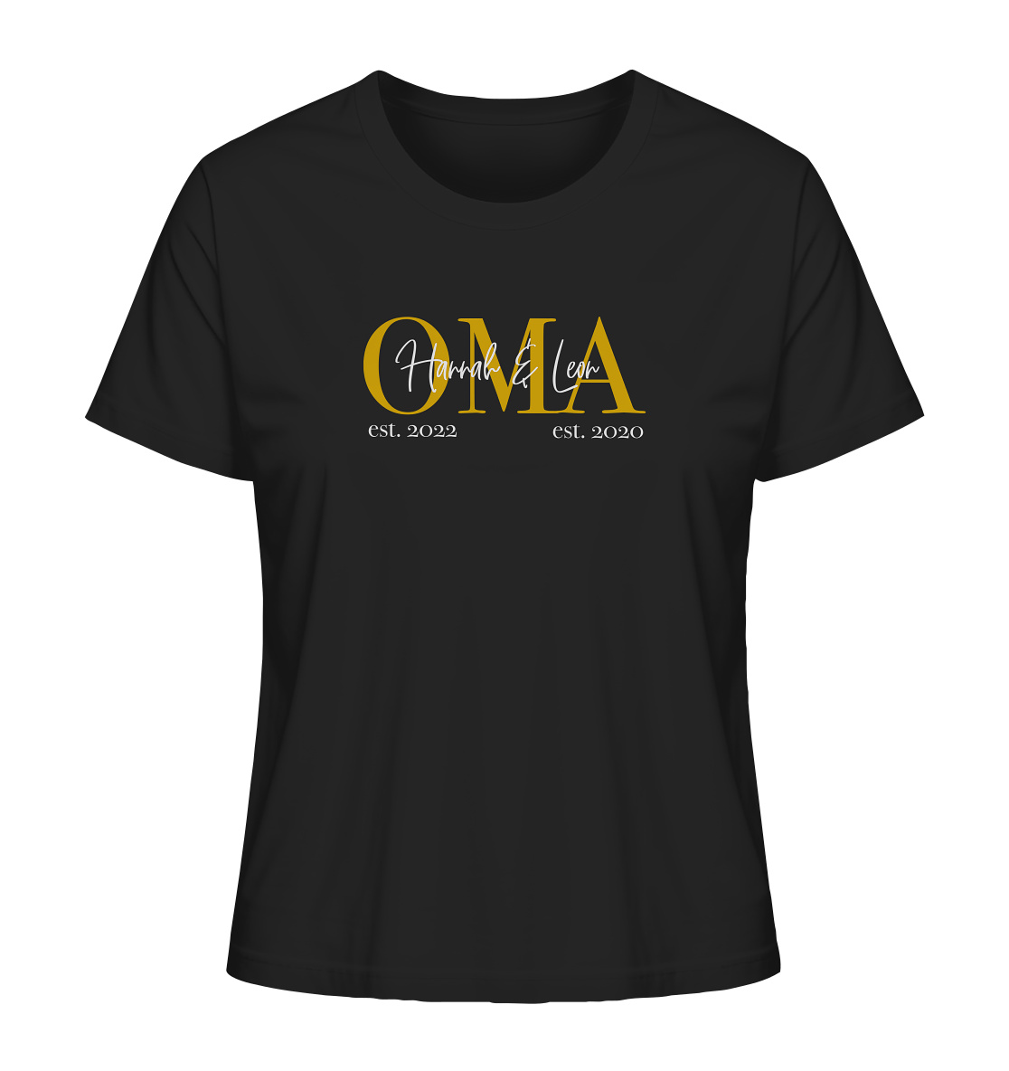 Organic Ladies Shirt- Oma Gold