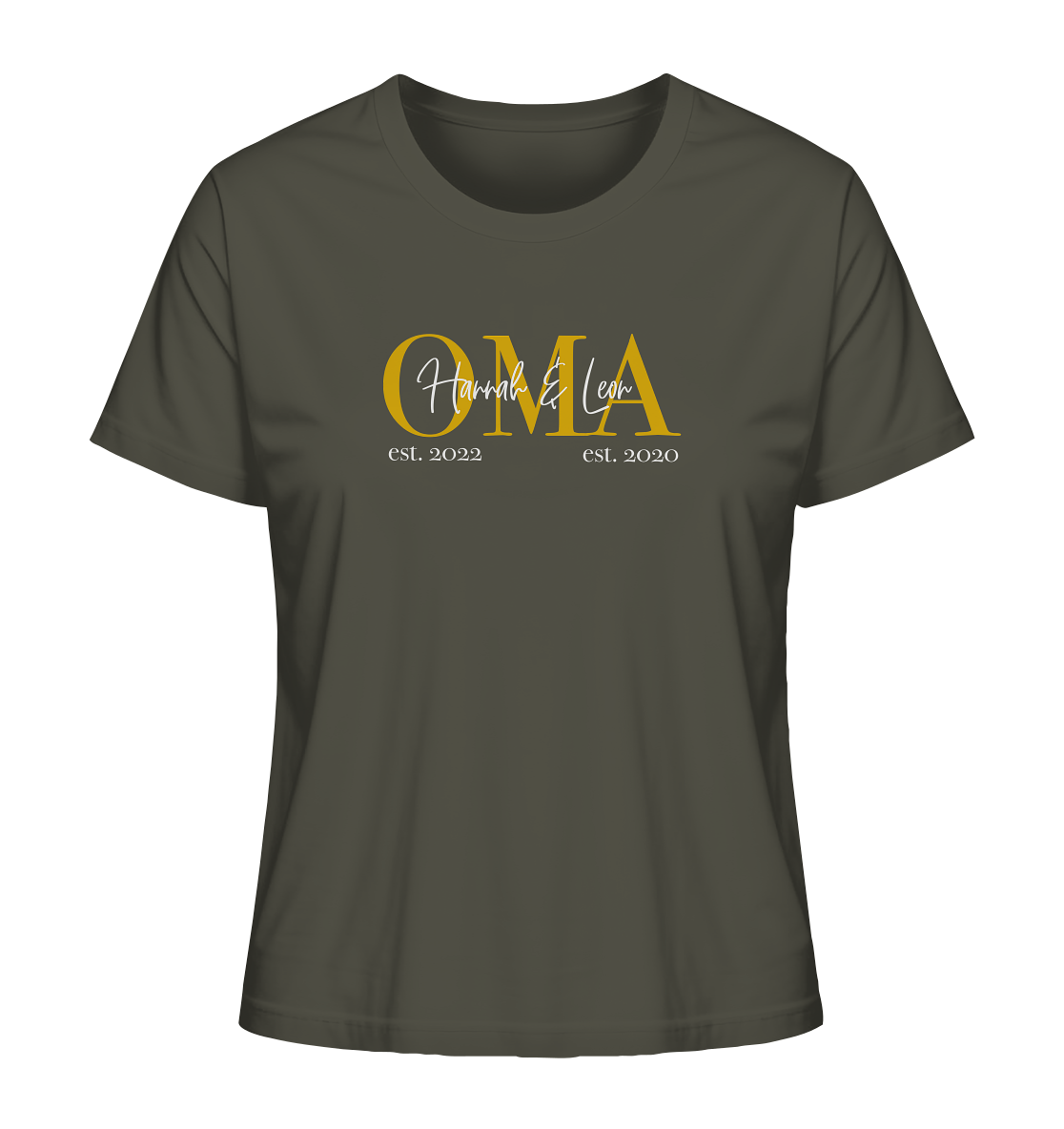 Organic Ladies Shirt- Oma Gold