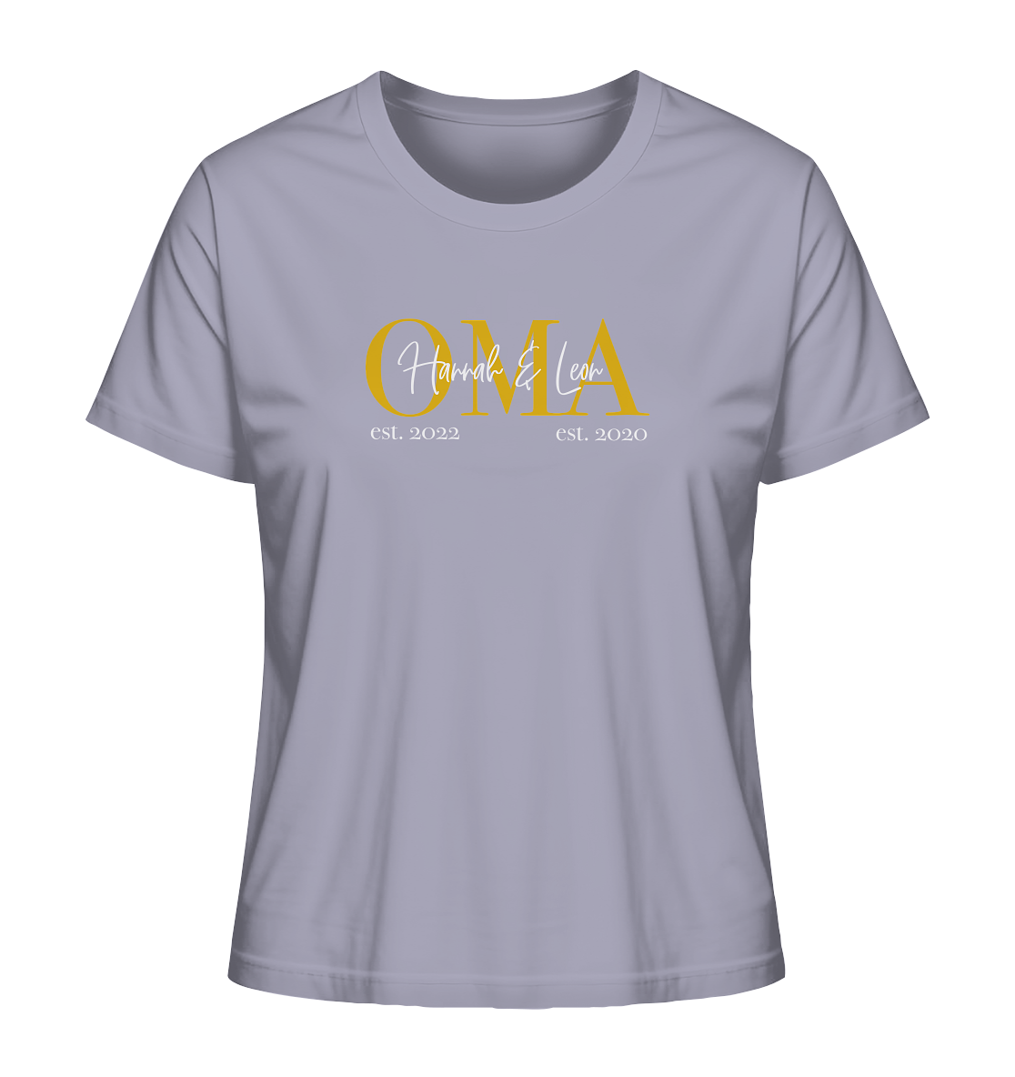 Organic Ladies Shirt- Oma Gold