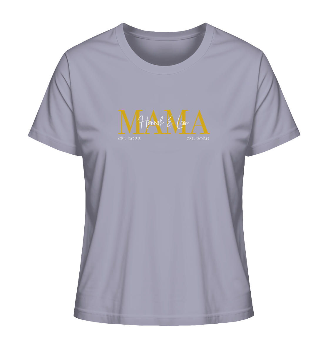 Organic Ladies Shirt- Mama Gold