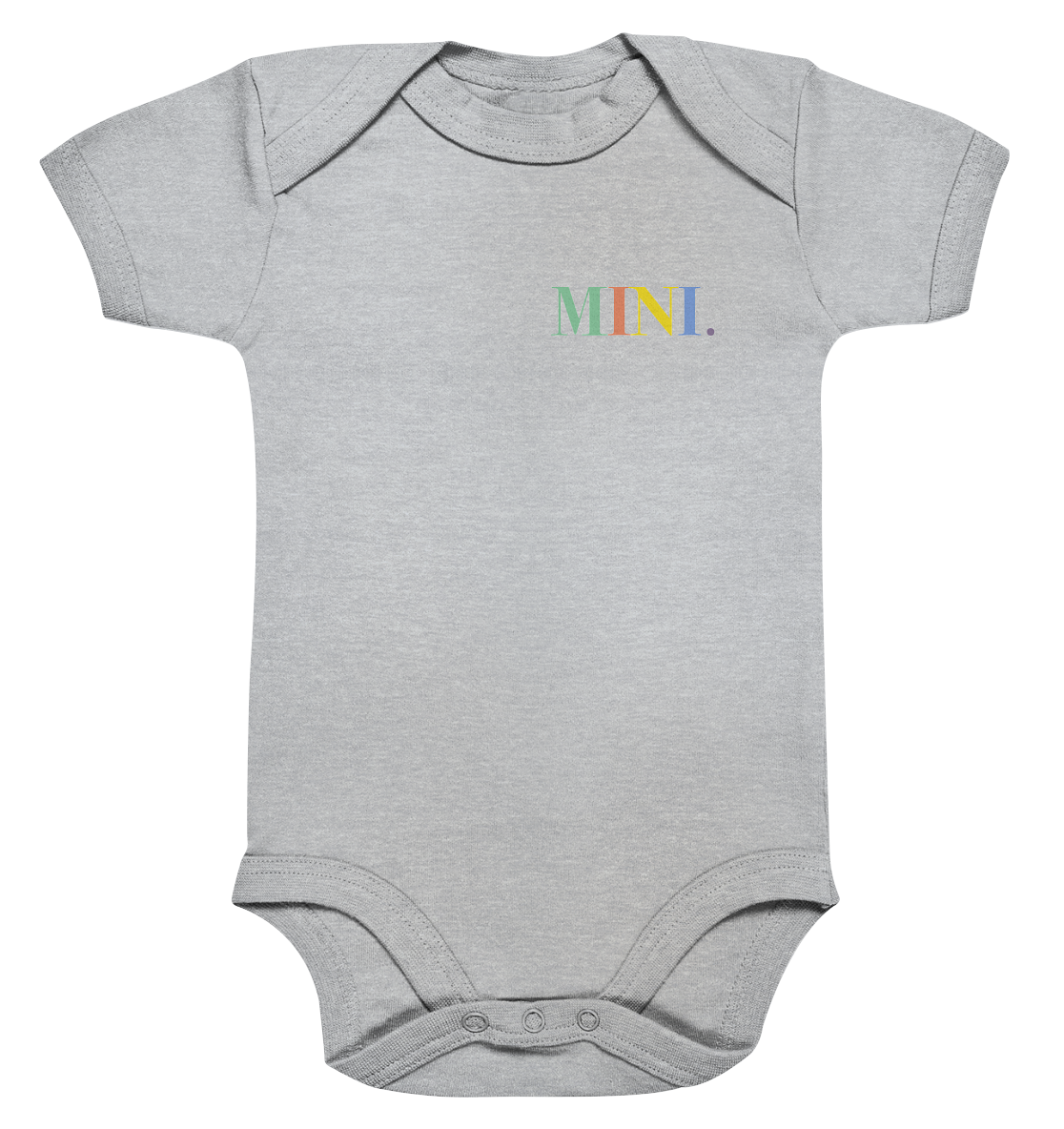 Organic Baby Bodysuite - Mini bunt.