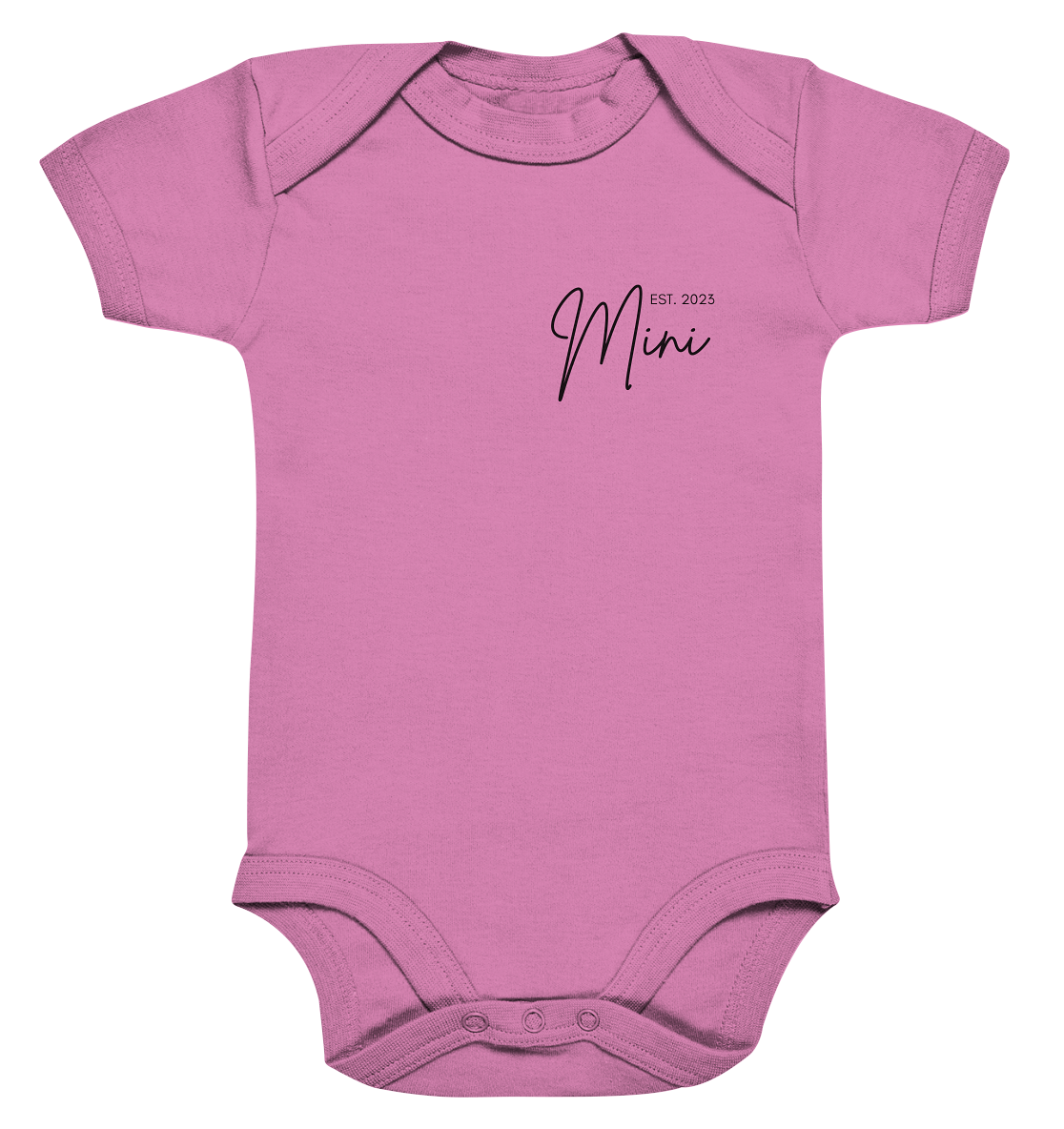 Organic Baby Bodysuite - Mini Kursiv