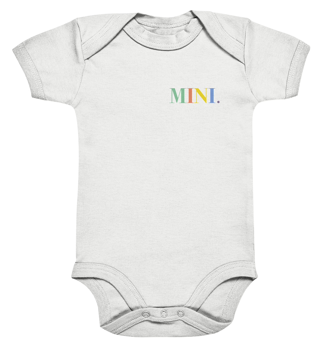 Organic Baby Bodysuite - Mini bunt.