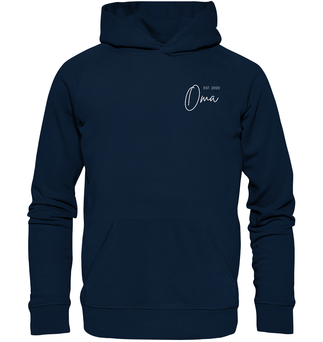 Organic Hoodie - Oma Kursiv