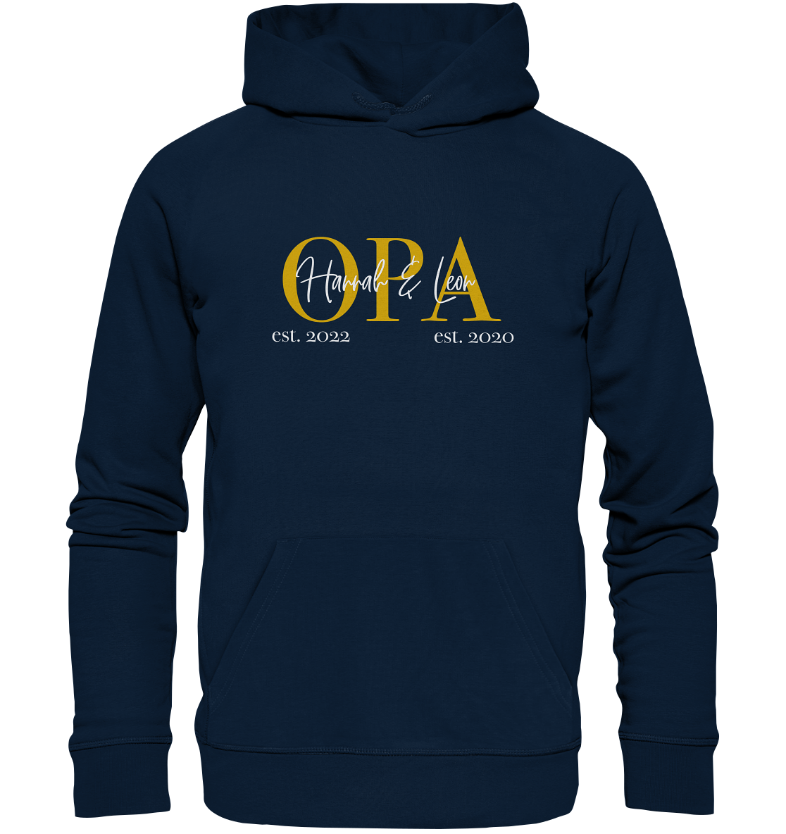 Organic Hoodie - Opa Gold