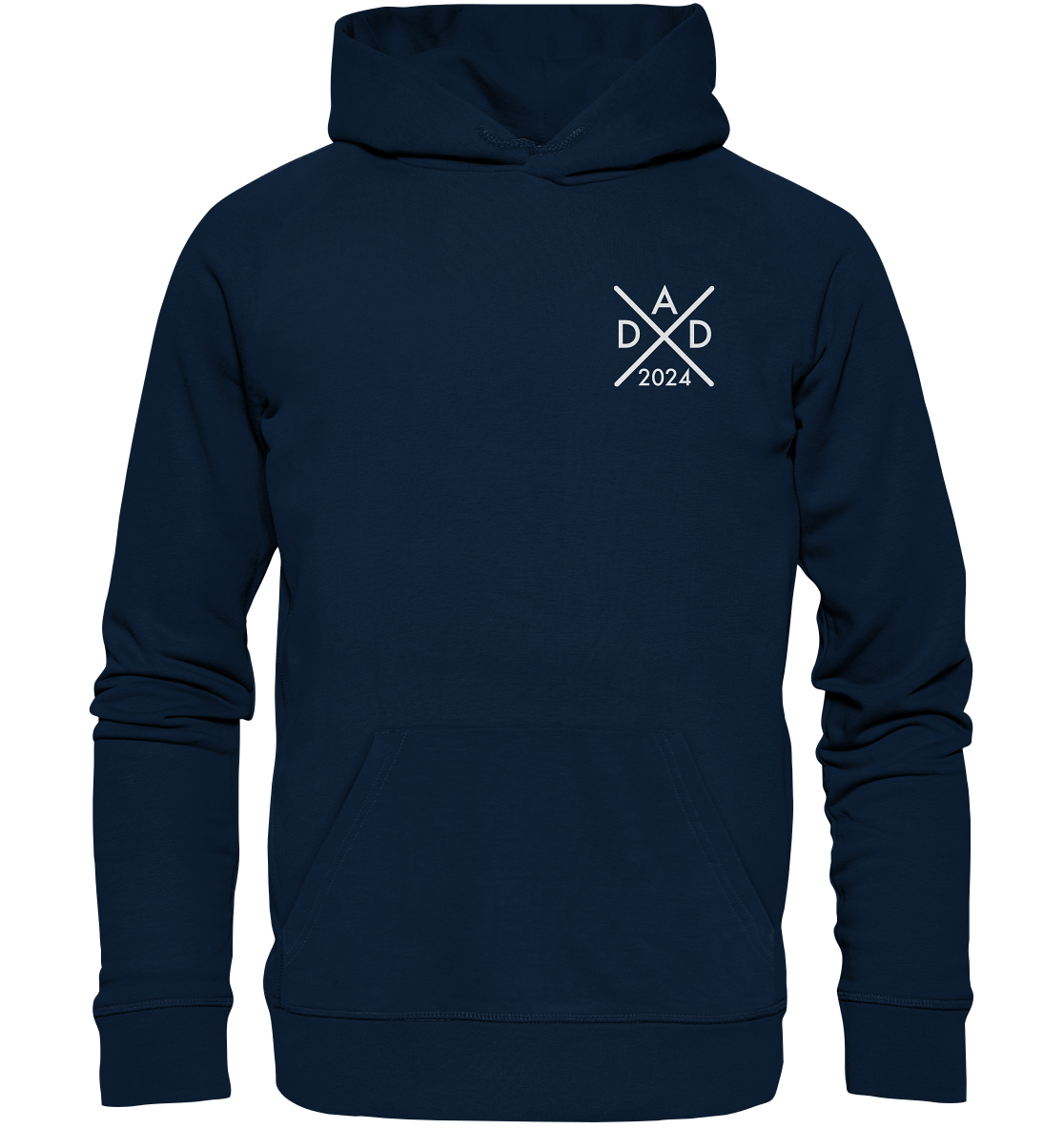 Organic Hoodie - Dad Monogram