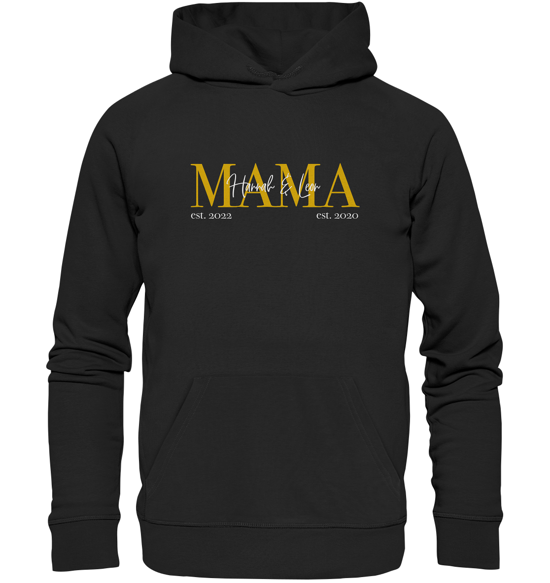 Organic Hoodie - Mama Gold