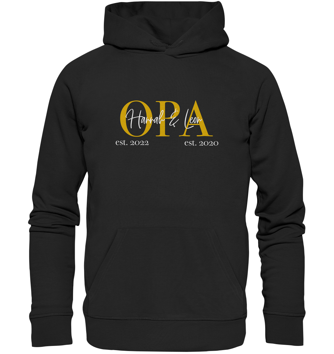 Organic Hoodie - Opa Gold