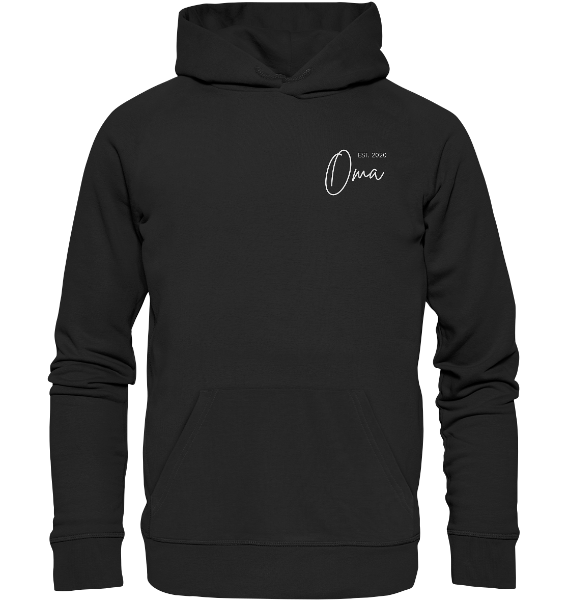 Organic Hoodie - Oma Kursiv