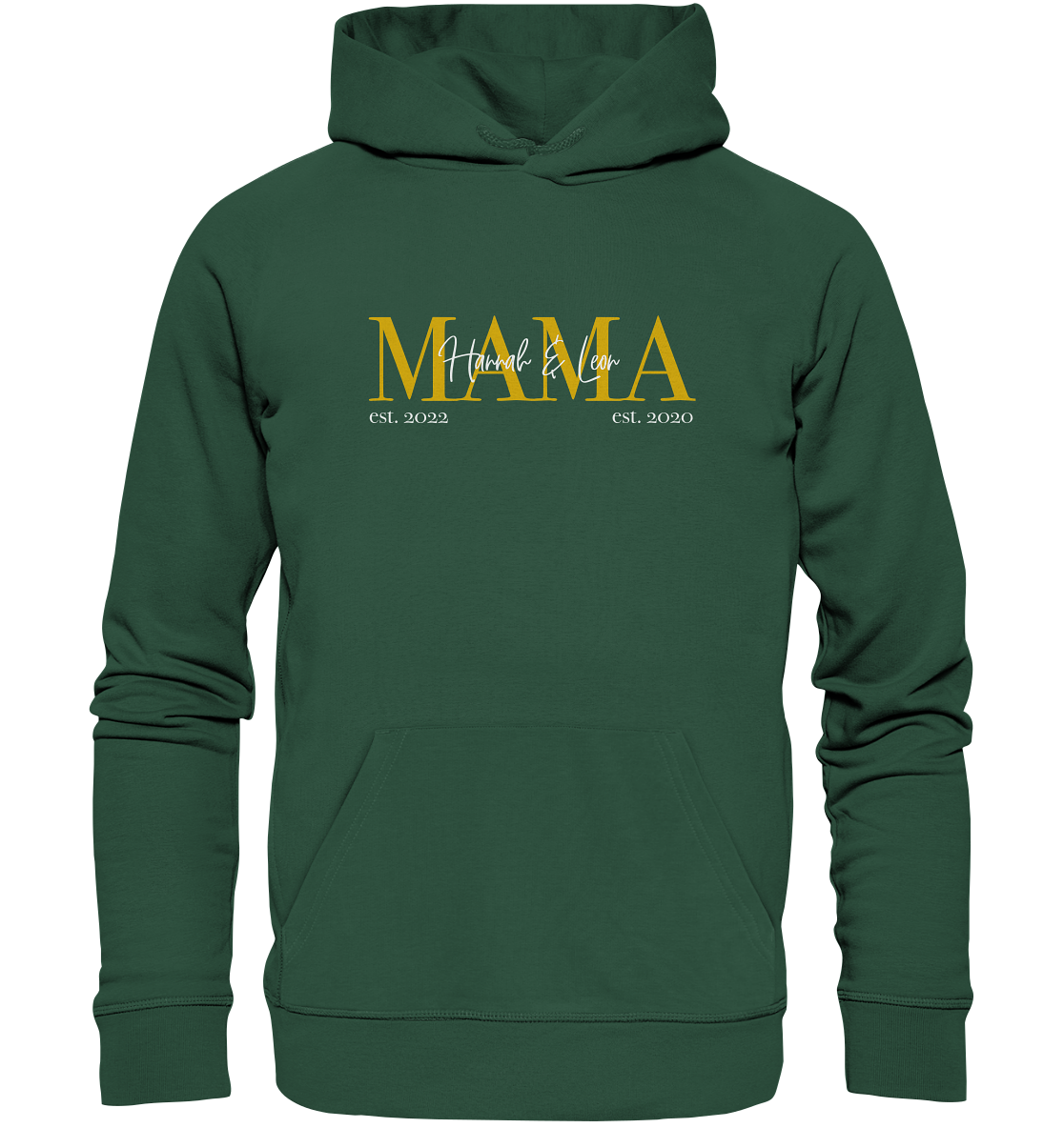 Organic Hoodie - Mama Gold