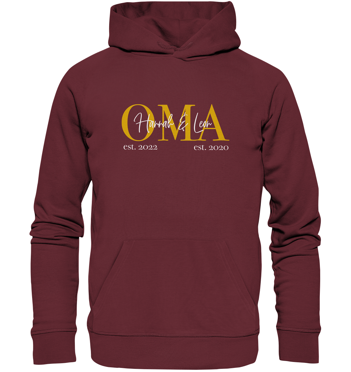 Organic Hoodie - Oma Gold