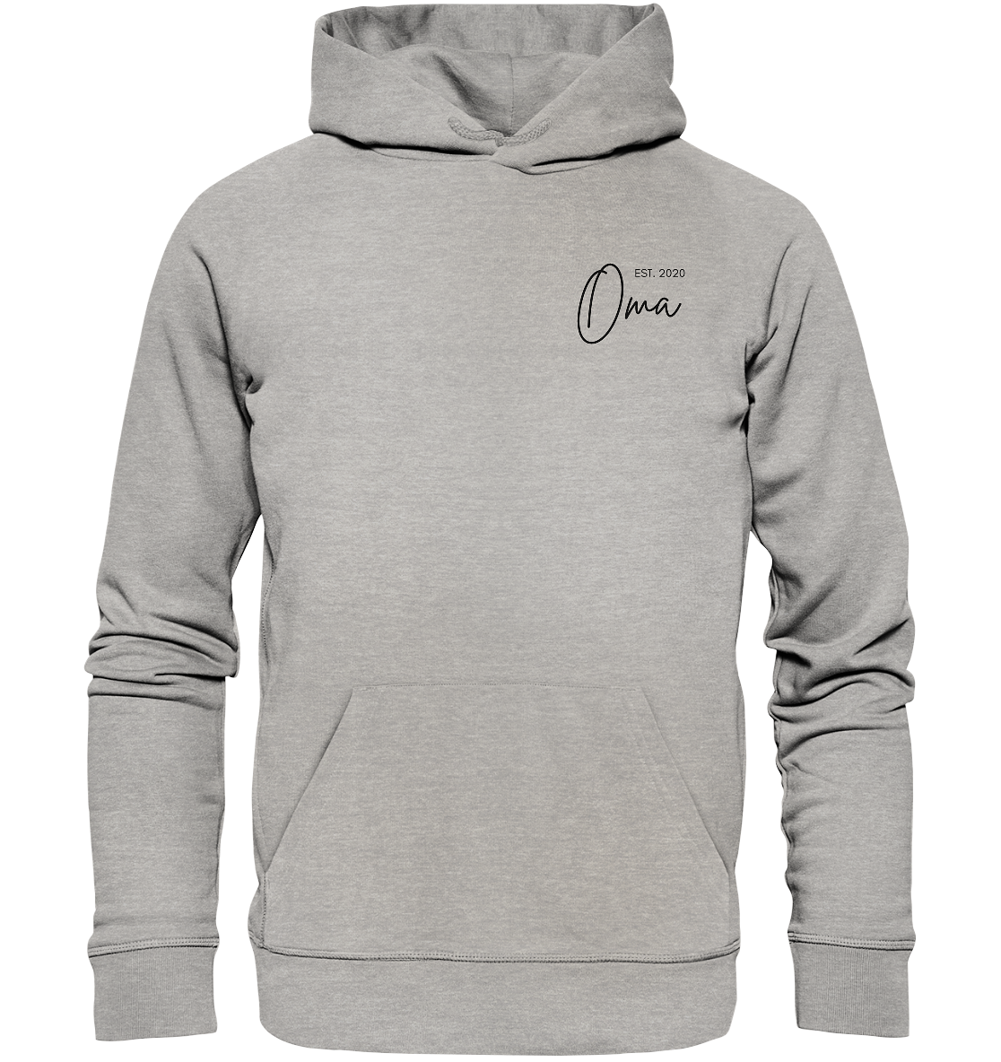 Organic Hoodie - Oma Kursiv