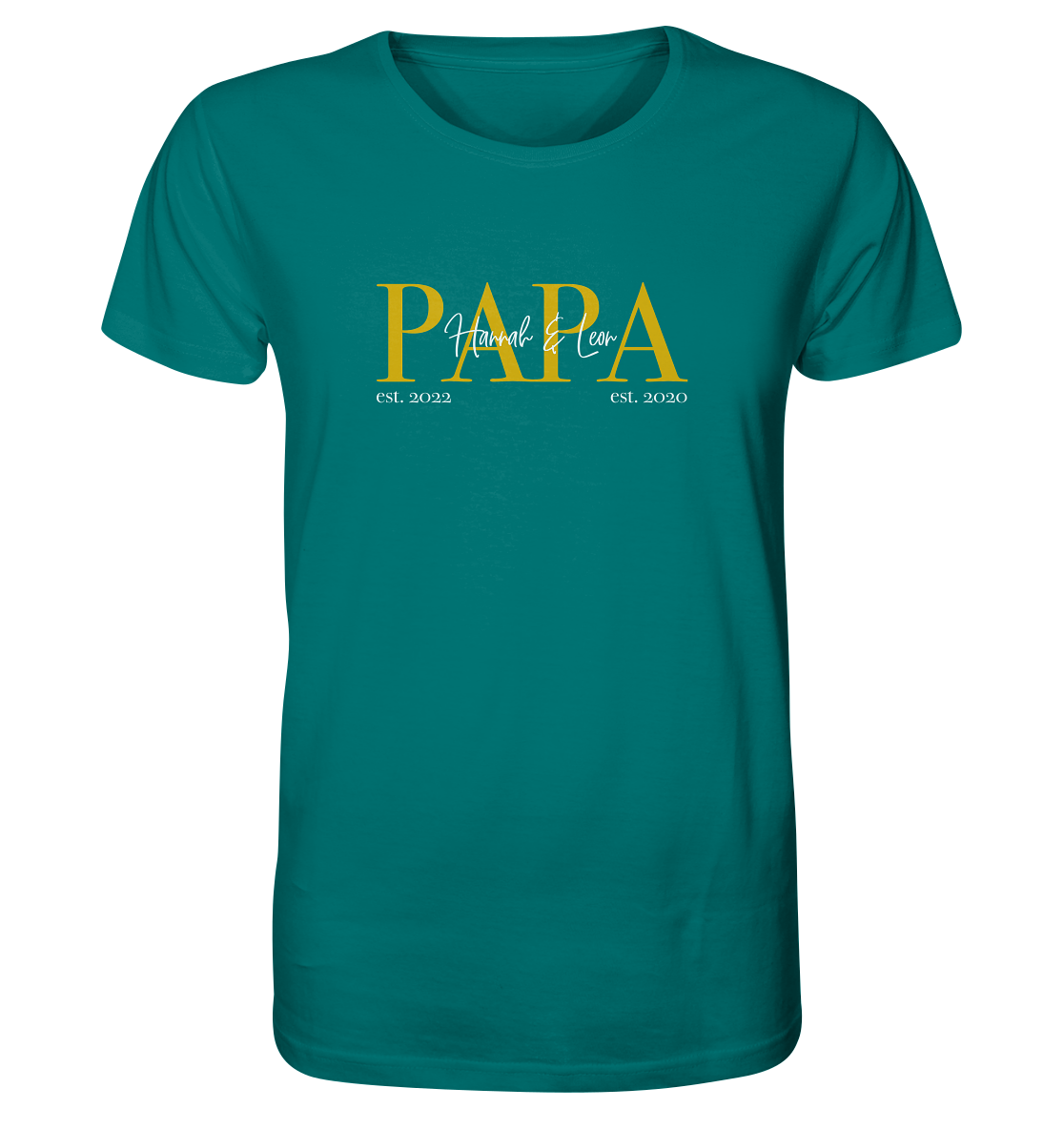 Organic Shirt - Papa Gold