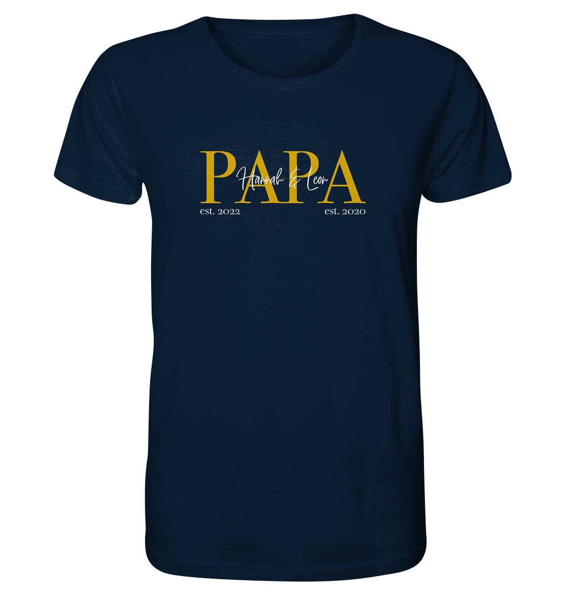 Organic Shirt - Papa Gold