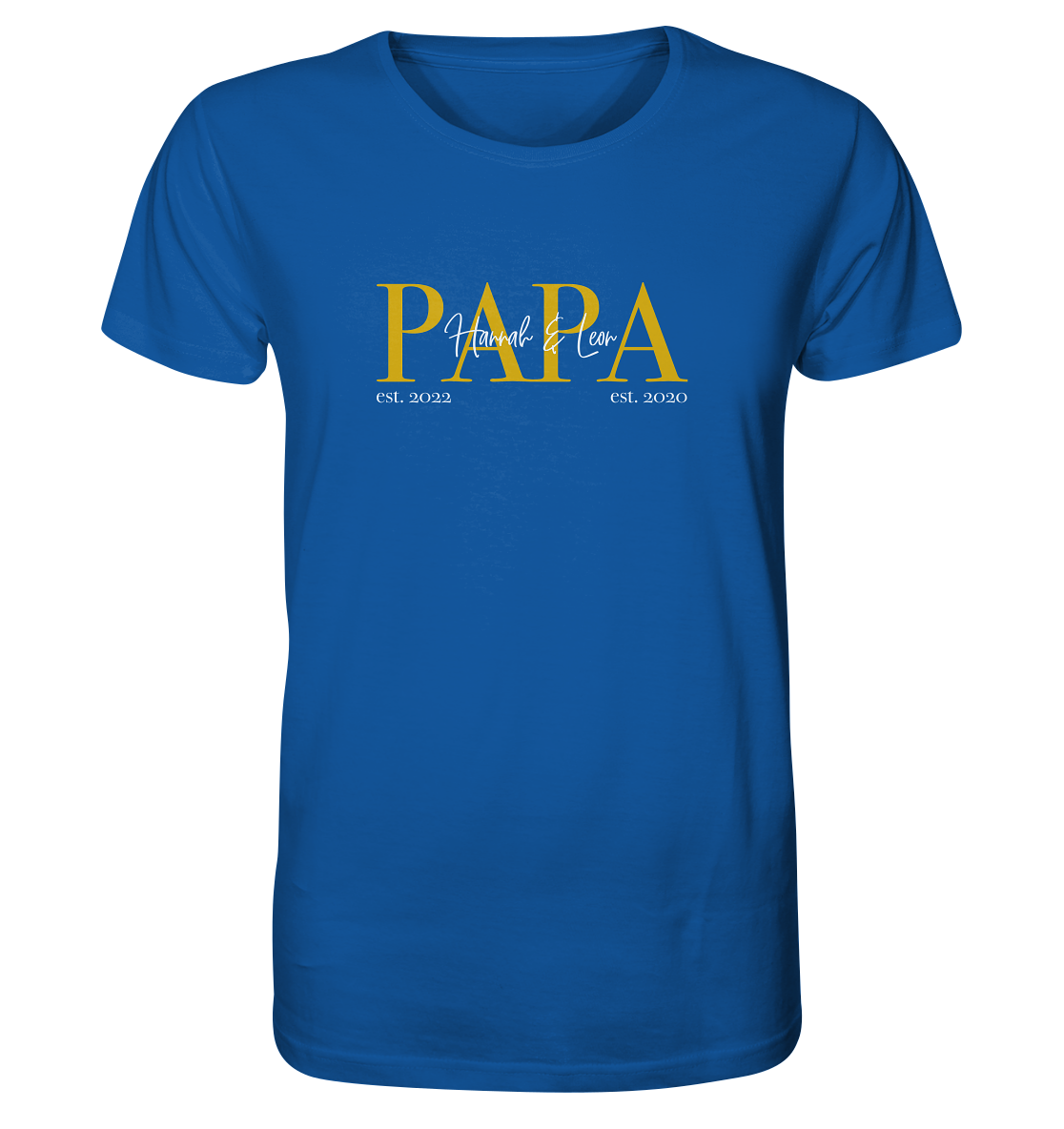 Organic Shirt - Papa Gold