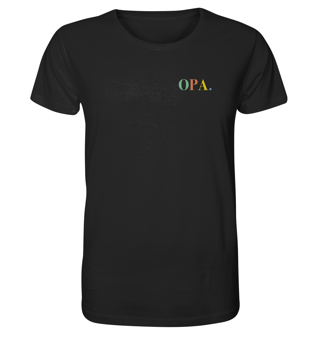 Organic Shirt - Opa bunt.