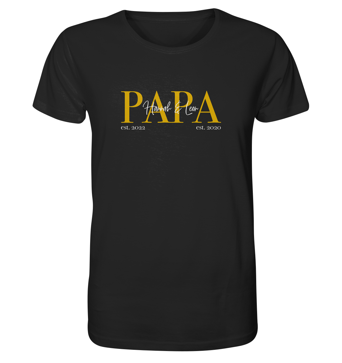 Organic Shirt - Papa Gold