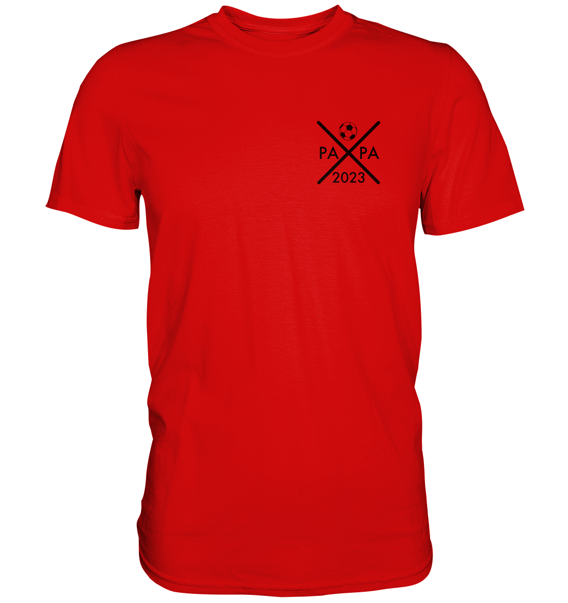 Ein Papa T-Shirt mit minimalistischem Design von ShirtDesire. Personalisierter Druck, hochwertige Materialien. Perfekt für stolze Väter, die ihren eigenen Stil ausdrücken möchten
