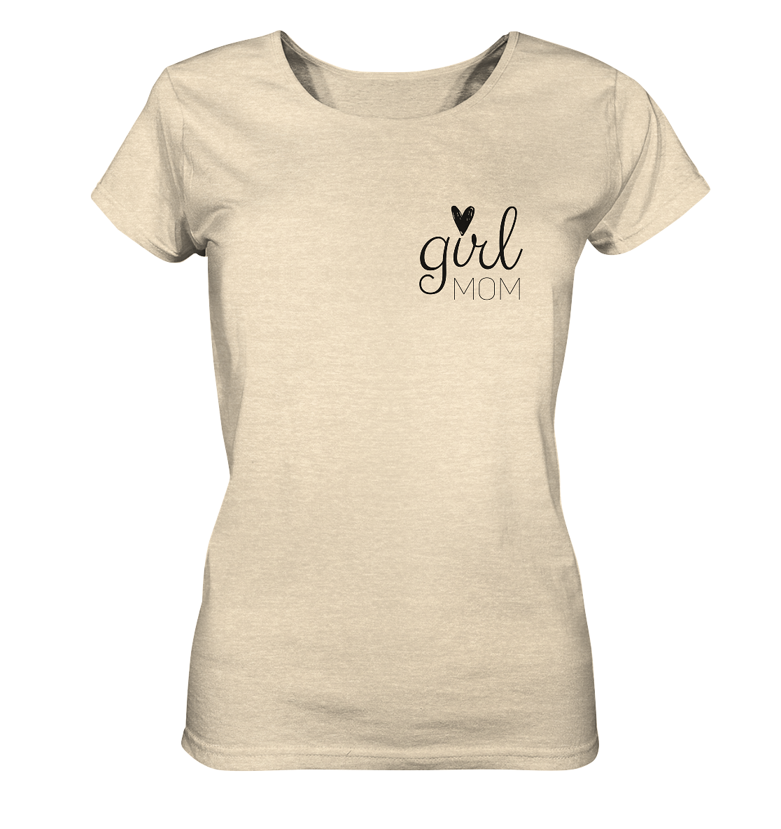 Ein Mama T-Shirt mit minimalistischem Design von ShirtDesire. Personalisierter Druck, hochwertige Materialien. Perfekt für stolze Mütter, die ihren eigenen Stil ausdrücken möchten.  Alt-Text bearbeiten