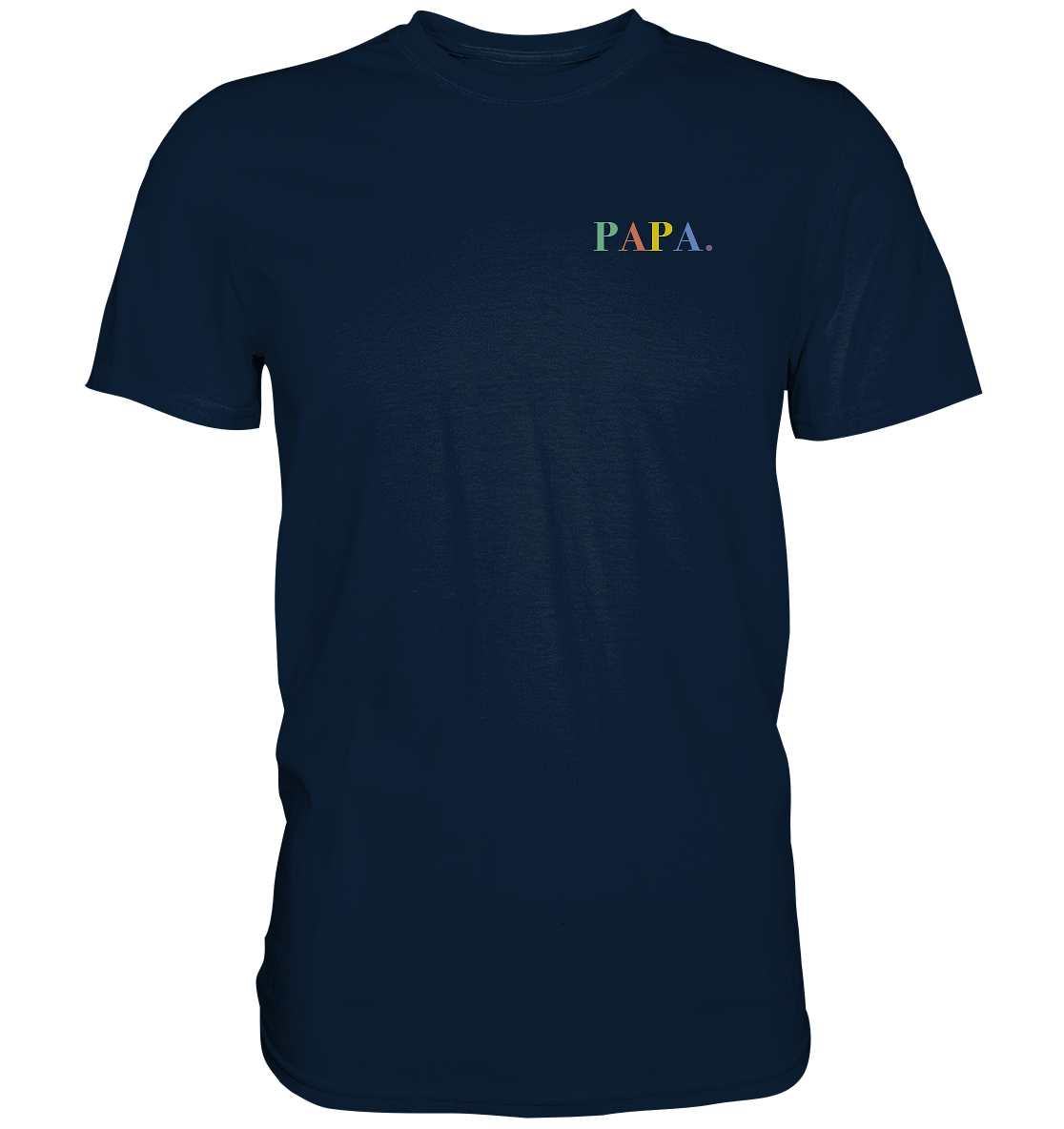 T-Shirt - Papa. Logo in bunt