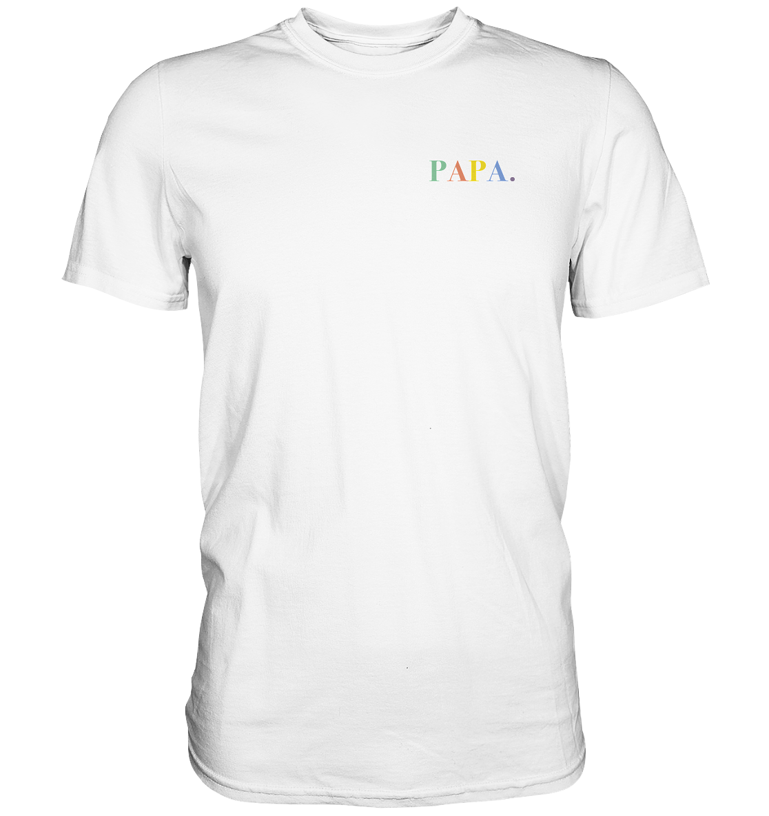 T-Shirt - Papa. Logo in bunt